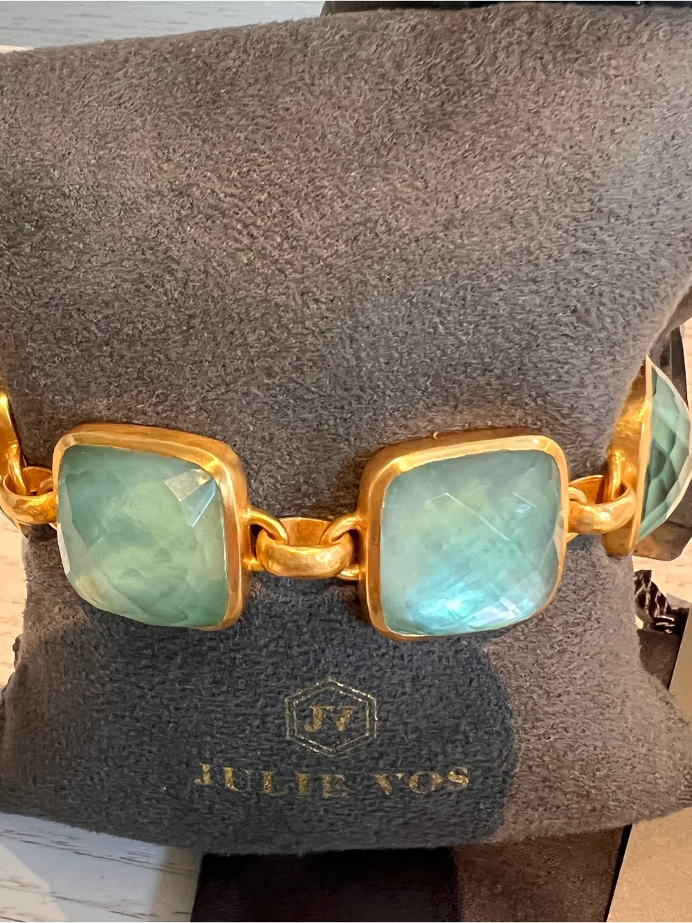 Julie Vos Catalina Bracelet Aquamarine - Picture 2 of 6